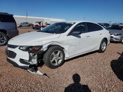 Chevrolet Malibu LS Vehiculos salvage en venta: 2017 Chevrolet Malibu LS