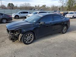 Salvage cars for sale from Copart Shreveport, LA: 2017 Ford Fusion SE