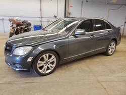 Mercedes-Benz salvage cars for sale: 2009 Mercedes-Benz C 300 4matic