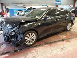 Salvage cars for sale from Copart Angola, NY: 2018 KIA Optima EX
