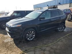 Jeep salvage cars for sale: 2017 Jeep Cherokee Limited