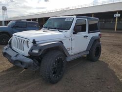 Jeep Wrangler salvage cars for sale: 2018 Jeep Wrangler Sport