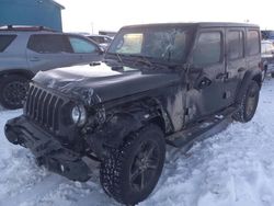 Salvage cars for sale from Copart Anchorage, AK: 2022 Jeep Wrangler Unlimited Sport