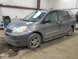 Toyota Sienna ce salvage cars for sale: 2005 Toyota Sienna CE