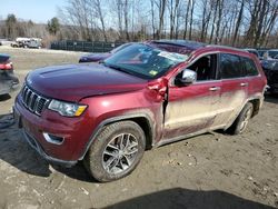 Jeep salvage cars for sale: 2018 Jeep Grand Cherokee Limited