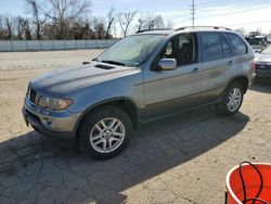 BMW salvage cars for sale: 2005 BMW X5 3.0I