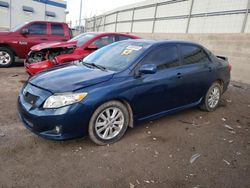 Salvage cars for sale from Copart Albuquerque, NM: 2010 Toyota Corolla Base