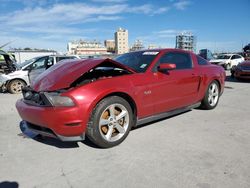 Ford Mustang GT salvage cars for sale: 2012 Ford Mustang GT