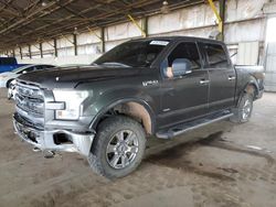 Ford salvage cars for sale: 2015 Ford F150 Supercrew