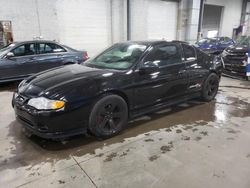 Chevrolet Montecarlo salvage cars for sale: 2004 Chevrolet Monte Carlo SS Supercharged