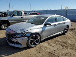 Honda Accord Sport salvage cars for sale: 2018 Honda Accord Sport