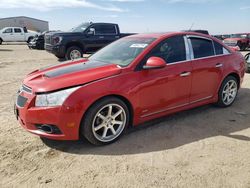 Chevrolet salvage cars for sale: 2012 Chevrolet Cruze LT