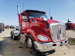 Salvage trucks for sale at Lumberton, NC auction: 2018 Kenworth Construction T680