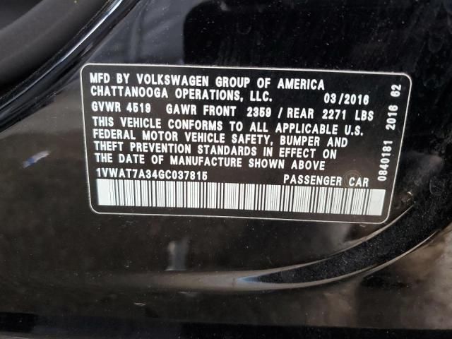 2016 Volkswagen Passat S
