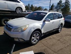 2011 Subaru Outback 2.5I Premium en venta en Denver, CO