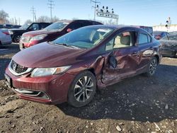 Honda Civic salvage cars for sale: 2013 Honda Civic EX