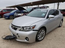 Salvage cars for sale from Copart Temple, TX: 2012 Lexus CT 200