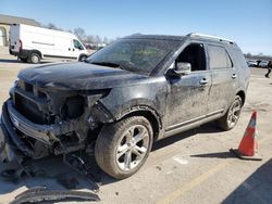 Salvage cars for sale from Copart Pekin, IL: 2013 Ford Explorer Limited