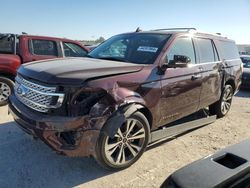 Ford Expedition salvage cars for sale: 2020 Ford Expedition Max Platinum