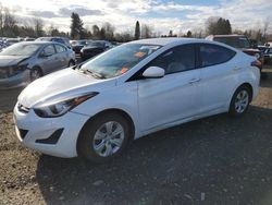 Hyundai Vehiculos salvage en venta: 2016 Hyundai Elantra SE