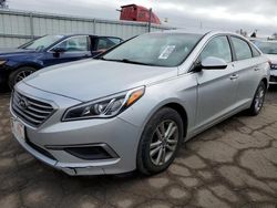 Hyundai Sonata Vehiculos salvage en venta: 2017 Hyundai Sonata SE