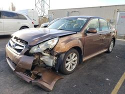 Salvage cars for sale from Copart Vallejo, CA: 2011 Subaru Legacy 2.5I Premium