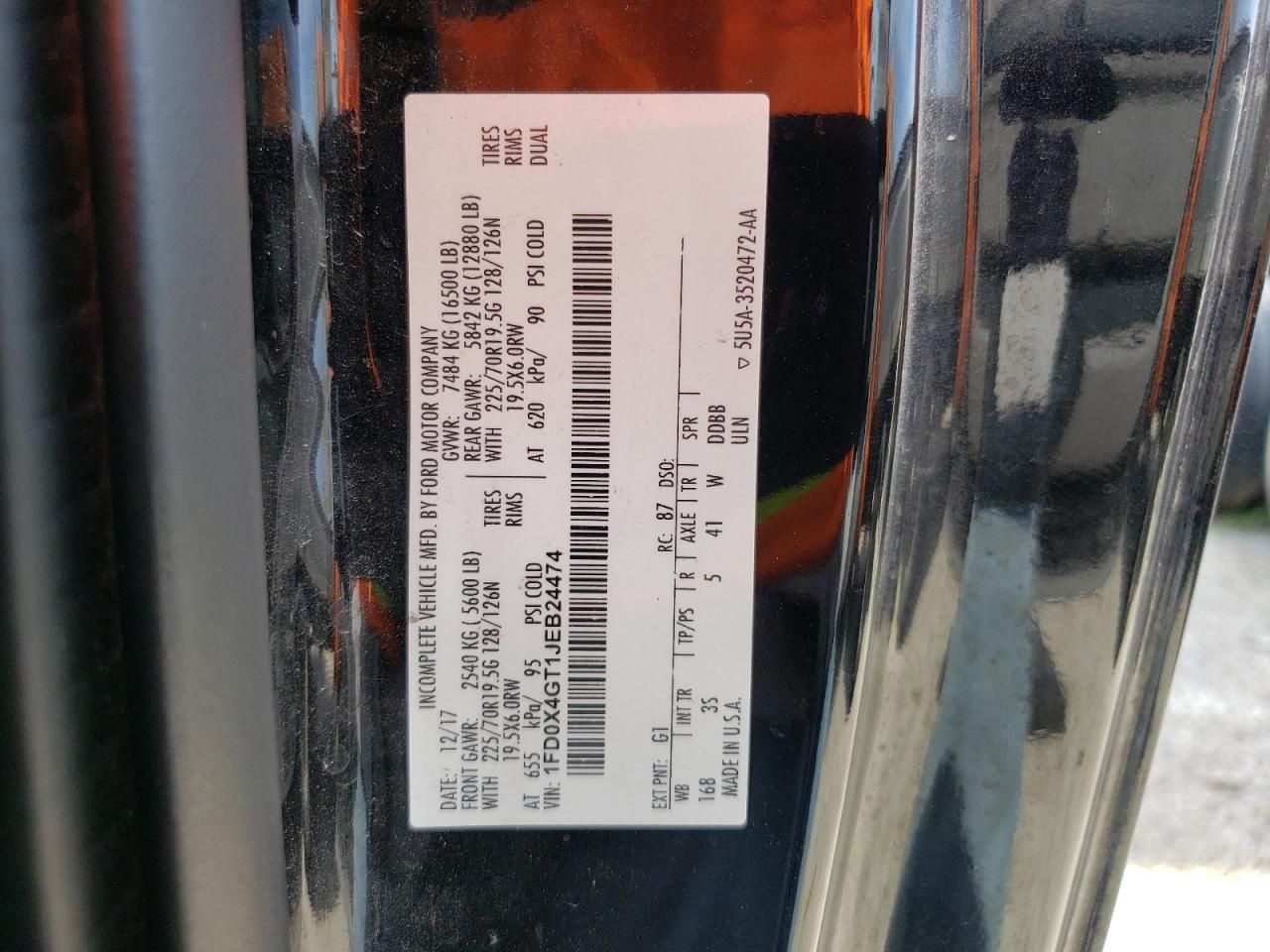 2018 Ford F450 Super Duty