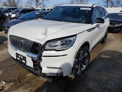 Lincoln Aviator Reserve salvage cars for sale: 2021 Lincoln Aviator Reserve