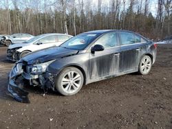 Salvage cars for sale from Copart Bowmanville, ON: 2014 Chevrolet Cruze LTZ