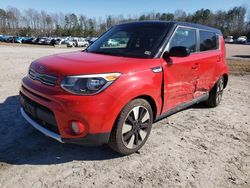 Salvage cars for sale from Copart Charles City, VA: 2017 KIA Soul +