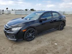 Salvage cars for sale from Copart Bakersfield, CA: 2018 Honda Civic Sport