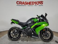 Kawasaki EX650 F salvage cars for sale: 2014 Kawasaki EX650 F