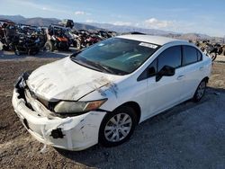 Honda salvage cars for sale: 2012 Honda Civic LX