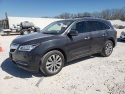 Salvage cars for sale from Copart New Braunfels, TX: 2014 Acura MDX Technology