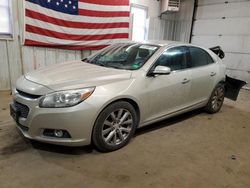 Vehiculos salvage en venta de Copart Lyman, ME: 2015 Chevrolet Malibu LTZ