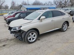 Salvage cars for sale from Copart Wichita, KS: 2014 Lexus RX 350 Base