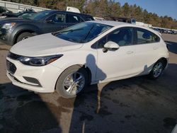 Chevrolet salvage cars for sale: 2018 Chevrolet Cruze LT