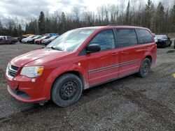 Salvage cars for sale from Copart Bowmanville, ON: 2014 Dodge Grand Caravan SE