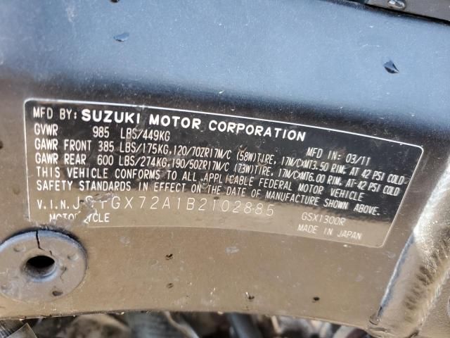 2011 Suzuki GSX1300 R