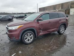 Toyota salvage cars for sale: 2015 Toyota Highlander LE