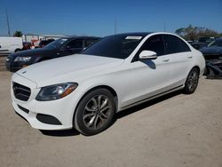 Salvage cars for sale from Copart Riverview, FL: 2016 Mercedes-Benz C300