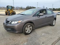 Salvage cars for sale from Copart Gainesville, GA: 2015 Honda Civic LX