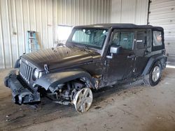 Jeep Wrangler Unlimited Sport salvage cars for sale: 2018 Jeep Wrangler Unlimited Sport