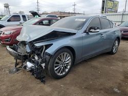 Infiniti q50 Luxe Vehiculos salvage en venta: 2018 Infiniti Q50 Luxe