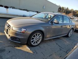 Salvage cars for sale from Copart Exeter, RI: 2015 Audi A4 Premium Plus