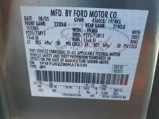 2006 Ford Escape XLS