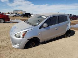 Salvage cars for sale from Copart Amarillo, TX: 2015 Mitsubishi Mirage DE