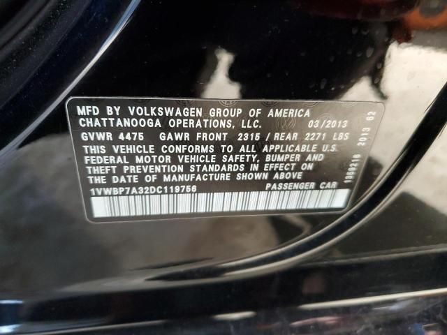 2013 Volkswagen Passat SE