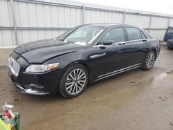 Salvage cars for sale from Copart Kansas City, KS: 2018 Lincoln Continental Select