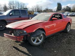 Ford Mustang gt salvage cars for sale: 2012 Ford Mustang GT